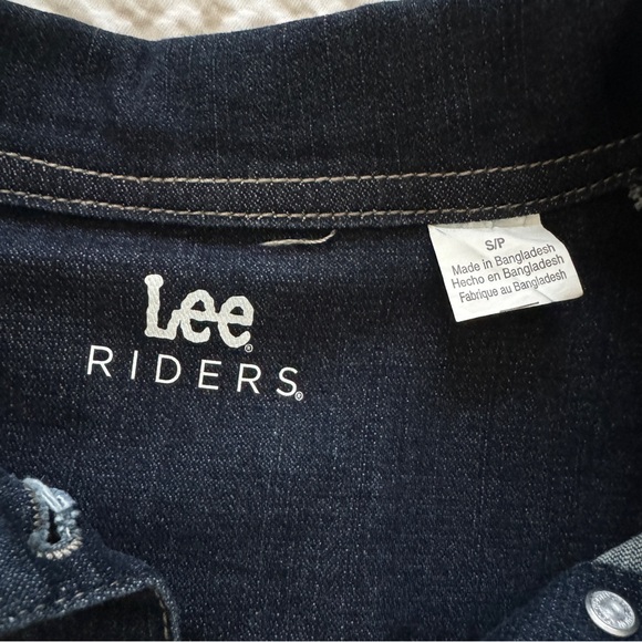 Lee Riders Stretch Denim Jacket, Size Small - Picture 3 of 10